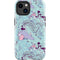 Disney Alice in Wonderland (animated) Mushrooms Print Pattern iPhone 15 Impact Case